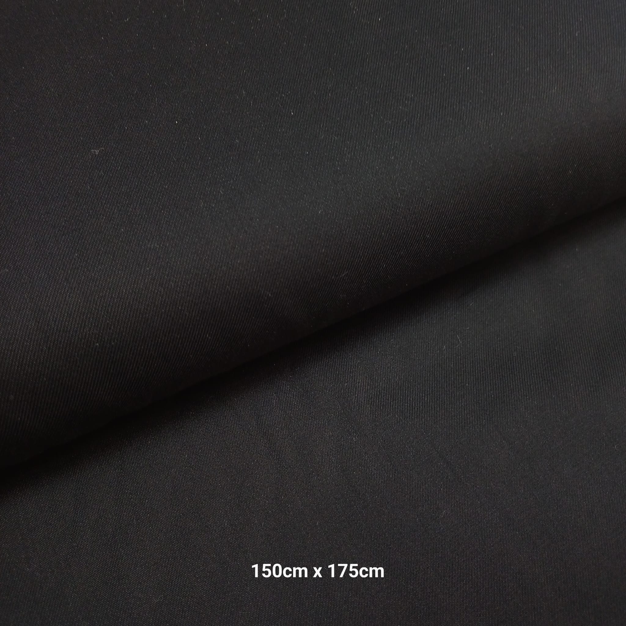 %80 Pamuk Twill Siyah- 16124
